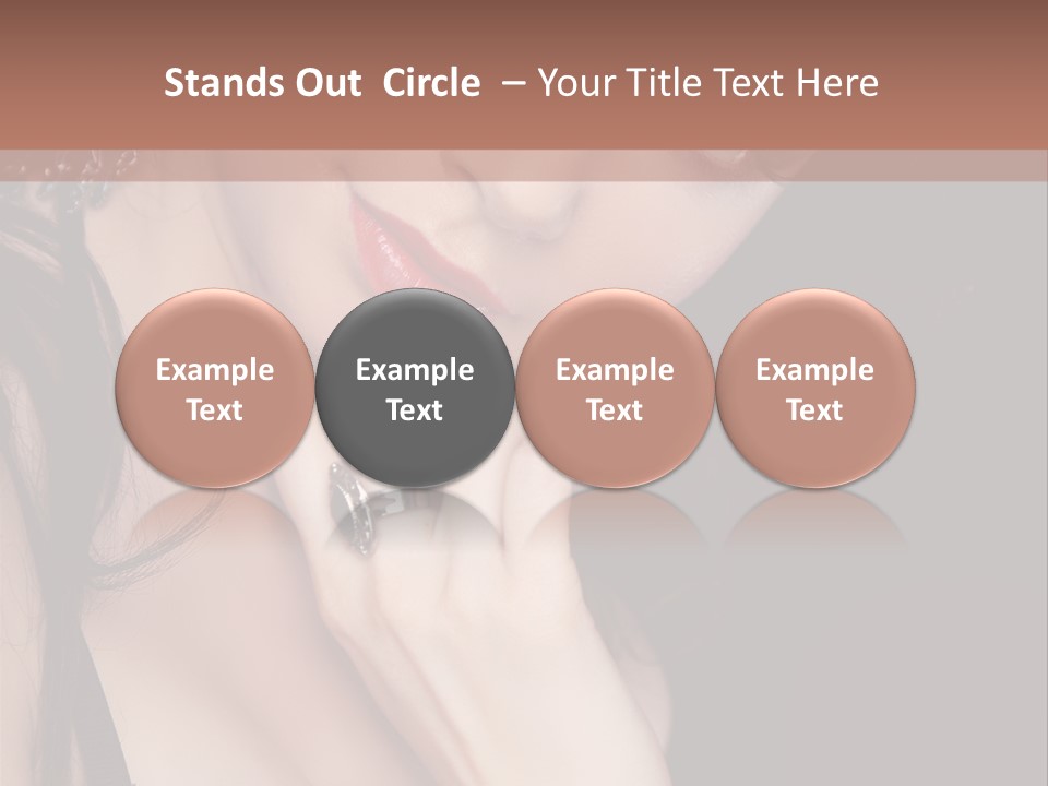 Looking Seductive Wear PowerPoint Template
