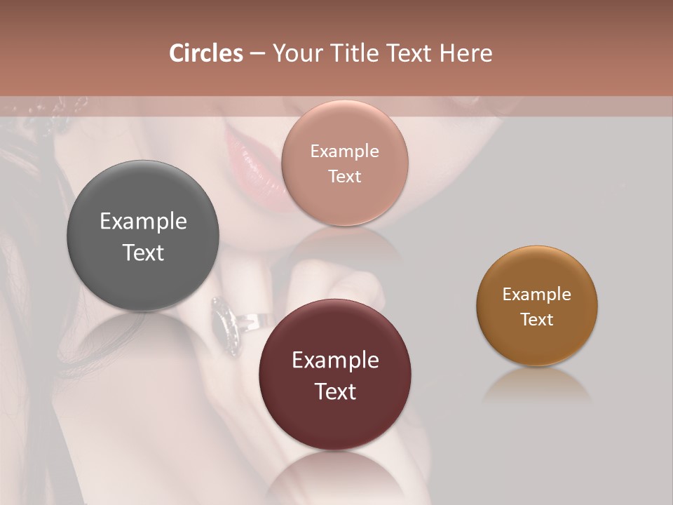 Looking Seductive Wear PowerPoint Template