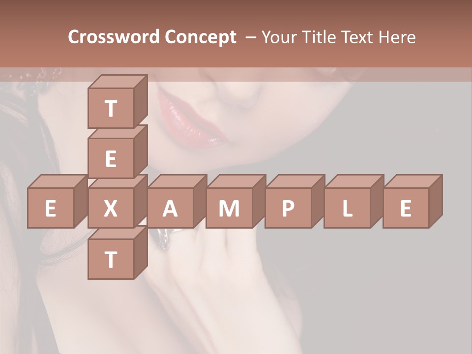 Looking Seductive Wear PowerPoint Template