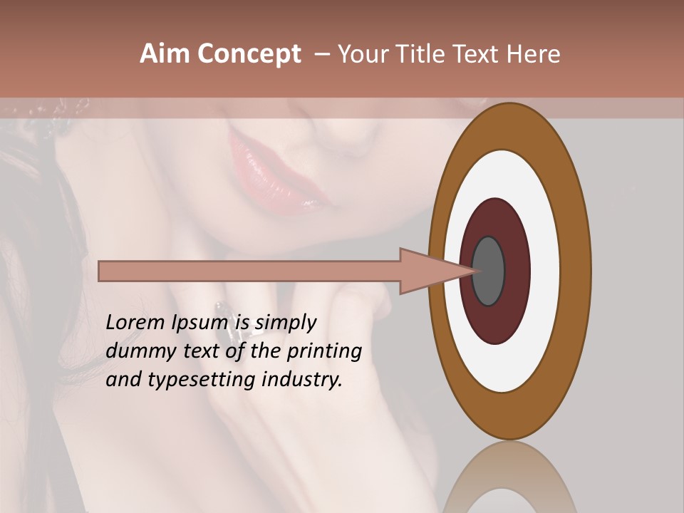 Looking Seductive Wear PowerPoint Template