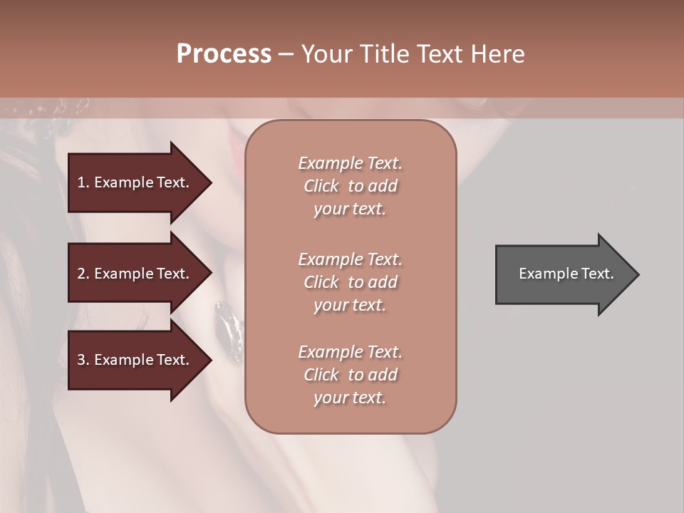 Looking Seductive Wear PowerPoint Template