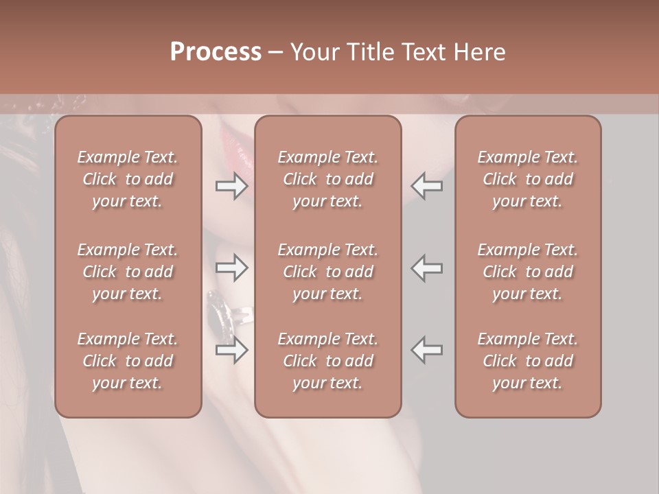 Looking Seductive Wear PowerPoint Template