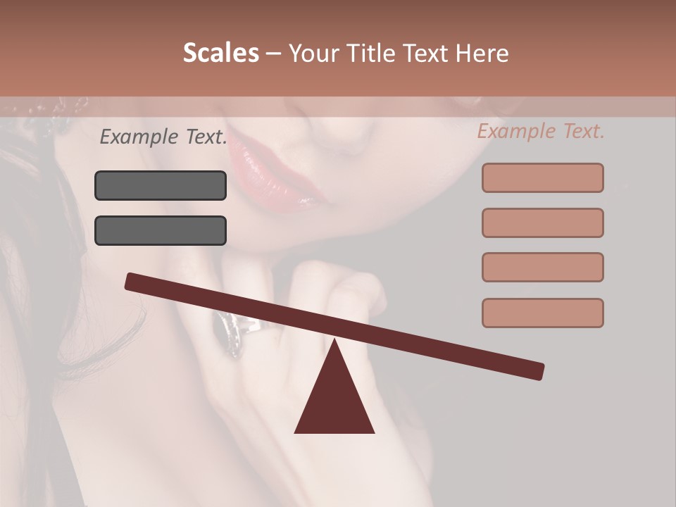 Looking Seductive Wear PowerPoint Template