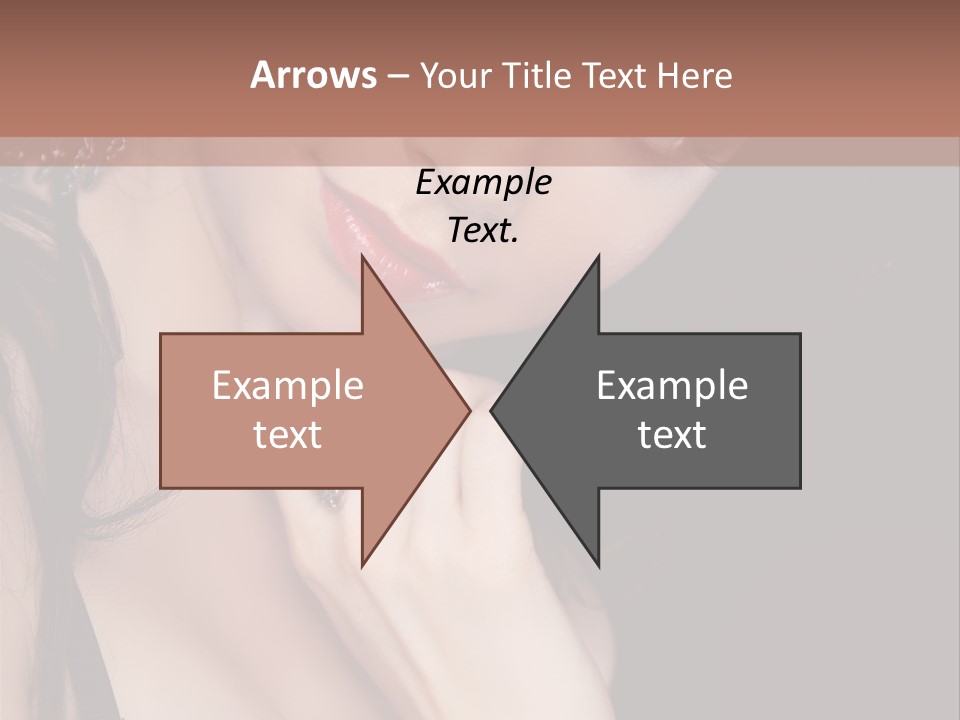 Looking Seductive Wear PowerPoint Template