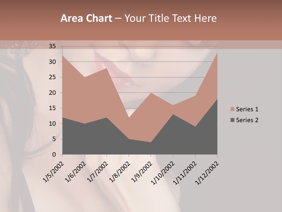 Looking Seductive Wear PowerPoint Template