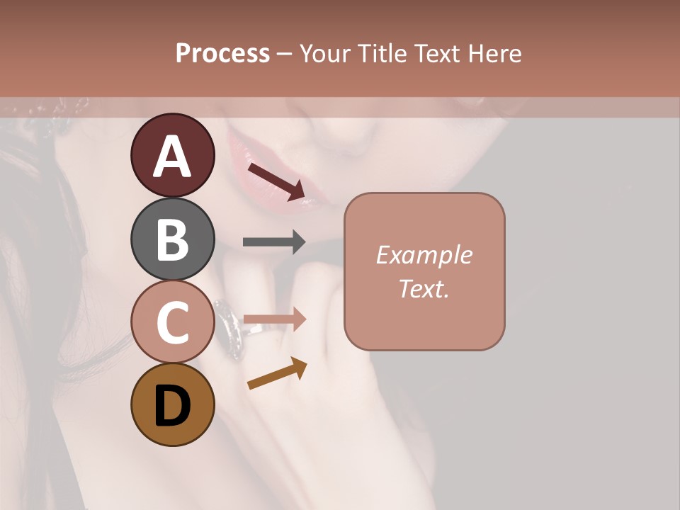 Looking Seductive Wear PowerPoint Template