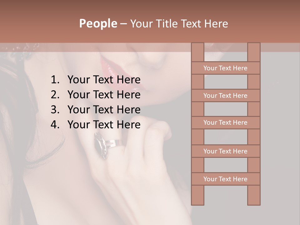 Looking Seductive Wear PowerPoint Template