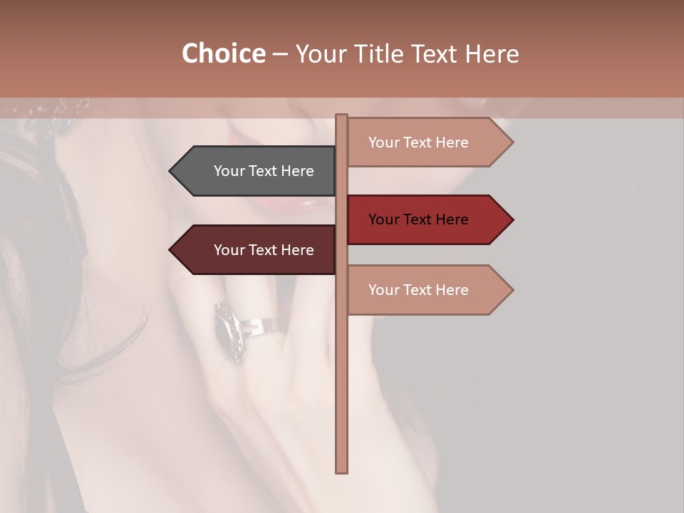 Looking Seductive Wear PowerPoint Template