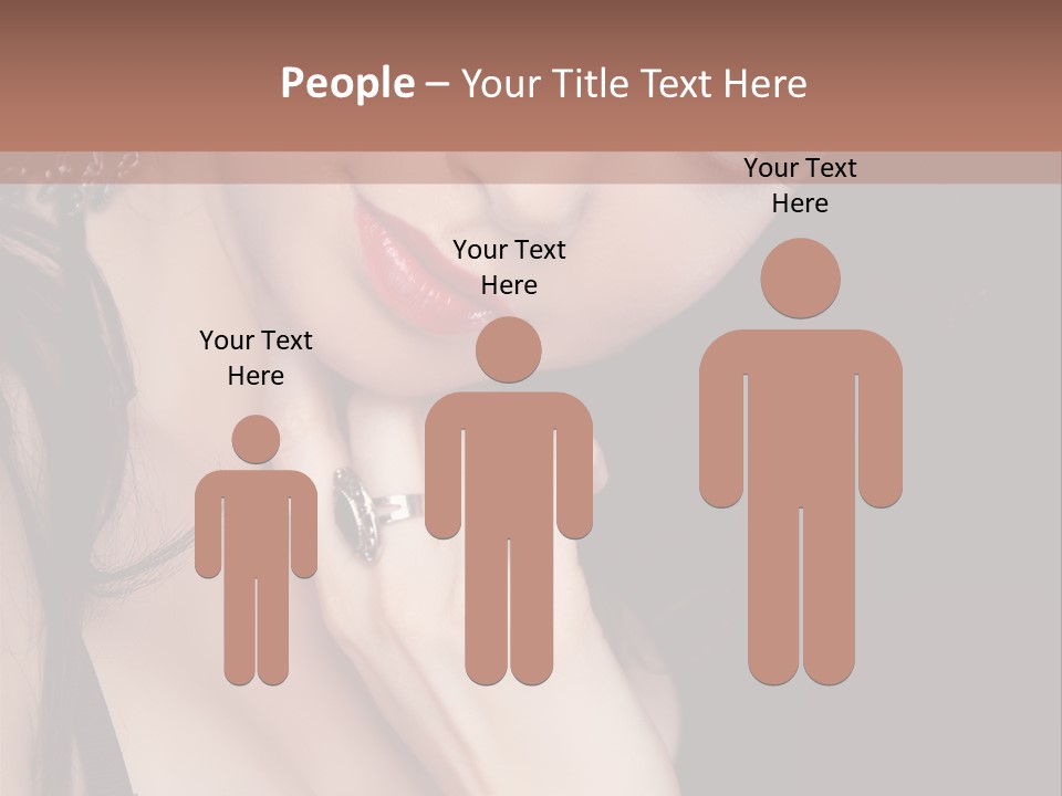 Looking Seductive Wear PowerPoint Template