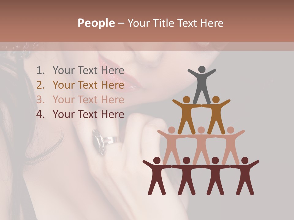 Looking Seductive Wear PowerPoint Template