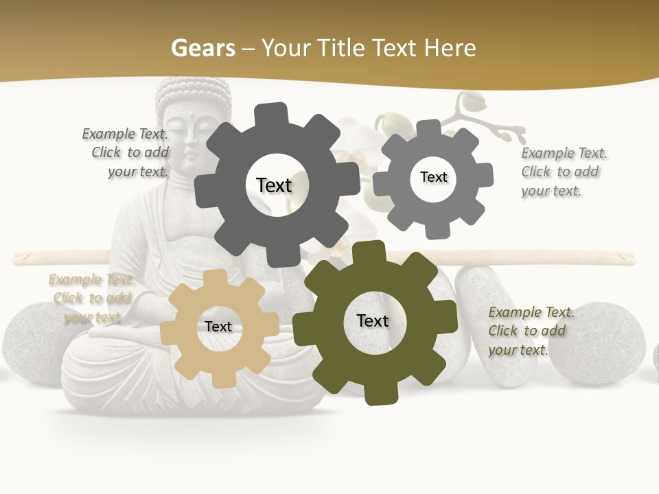 Boudisme Pri Asie PowerPoint Template