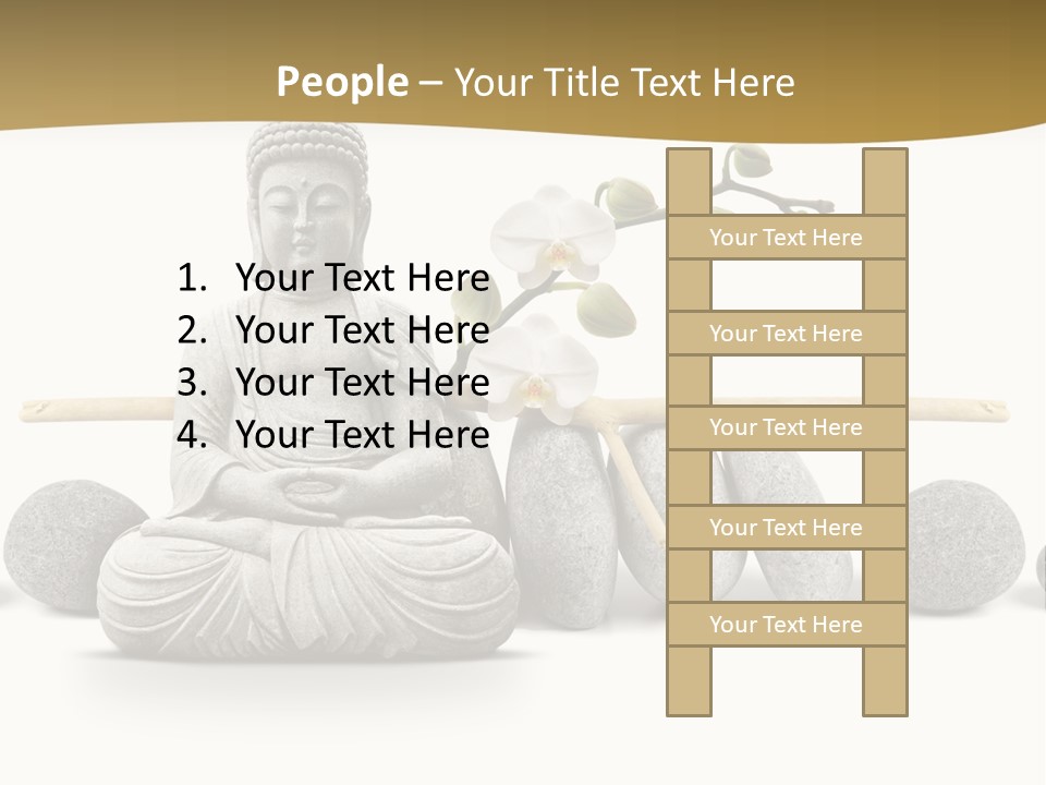 Boudisme Pri Asie PowerPoint Template