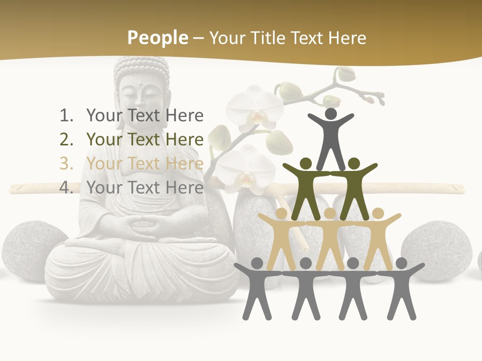 Boudisme Pri Asie PowerPoint Template