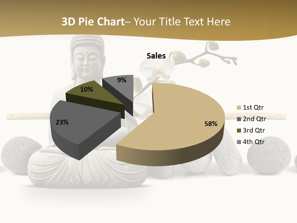 Boudisme Pri Asie PowerPoint Template