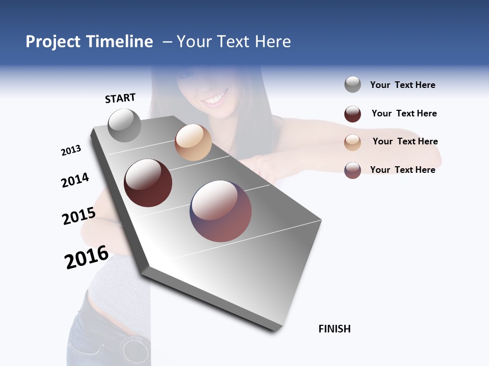 Attractive Space Billboard PowerPoint Template