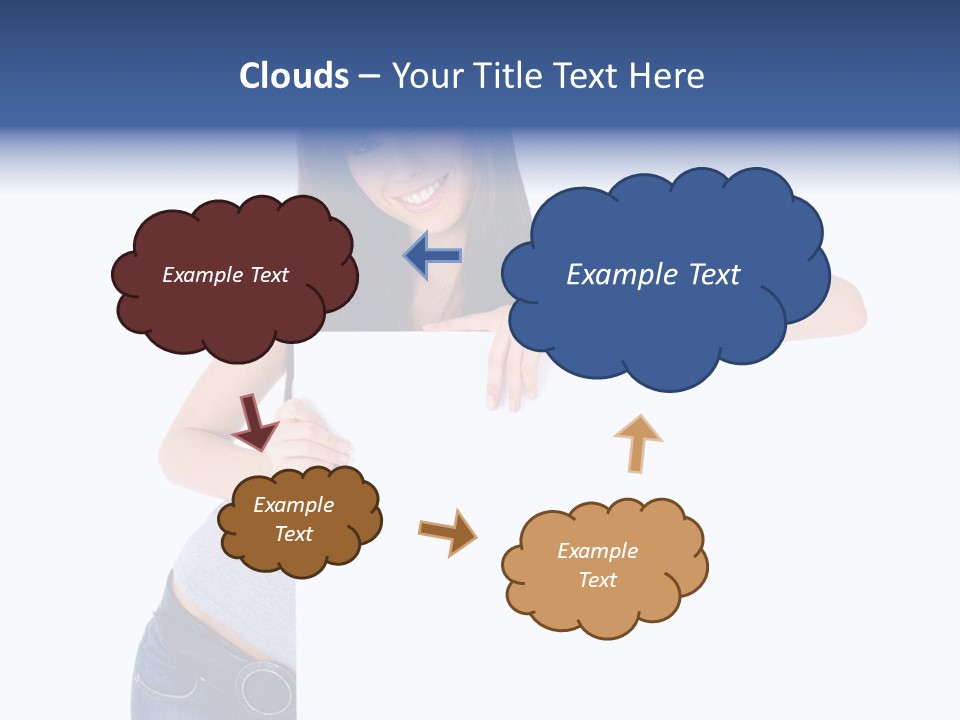 Attractive Space Billboard PowerPoint Template
