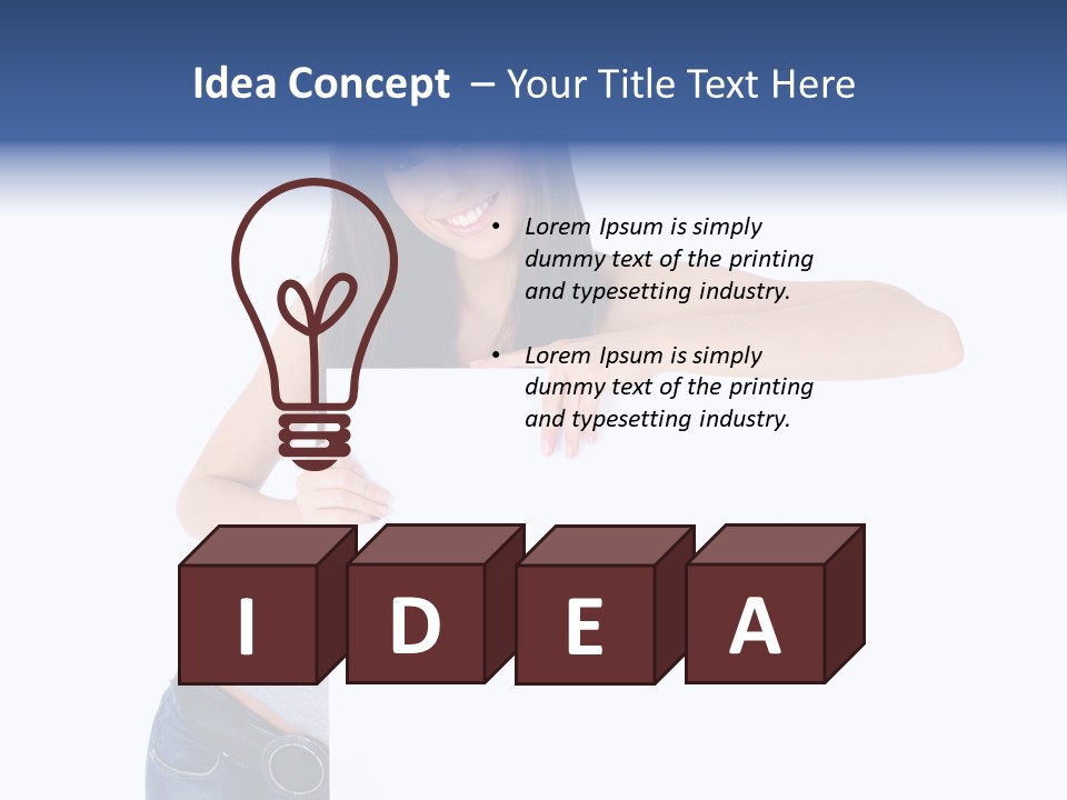 Attractive Space Billboard PowerPoint Template