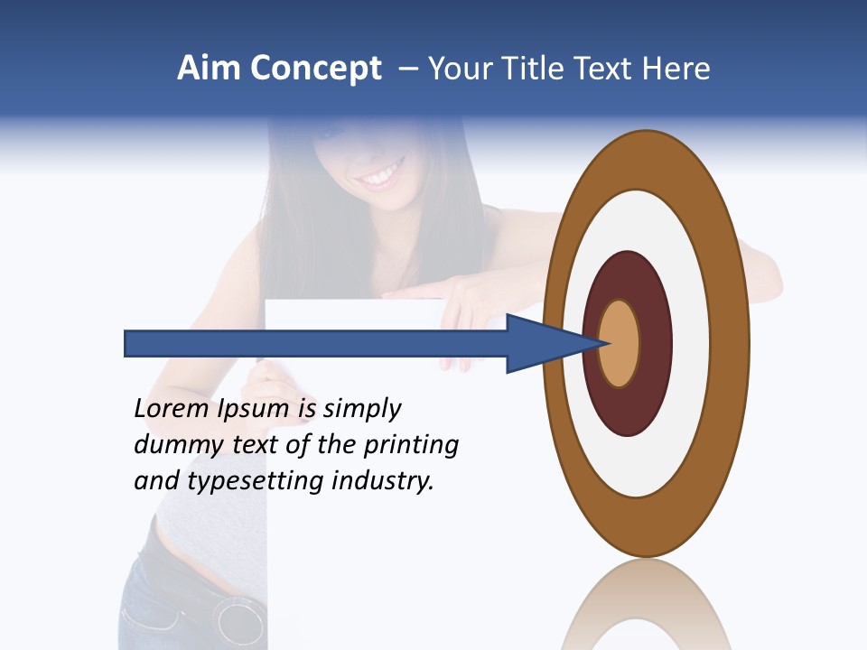 Attractive Space Billboard PowerPoint Template