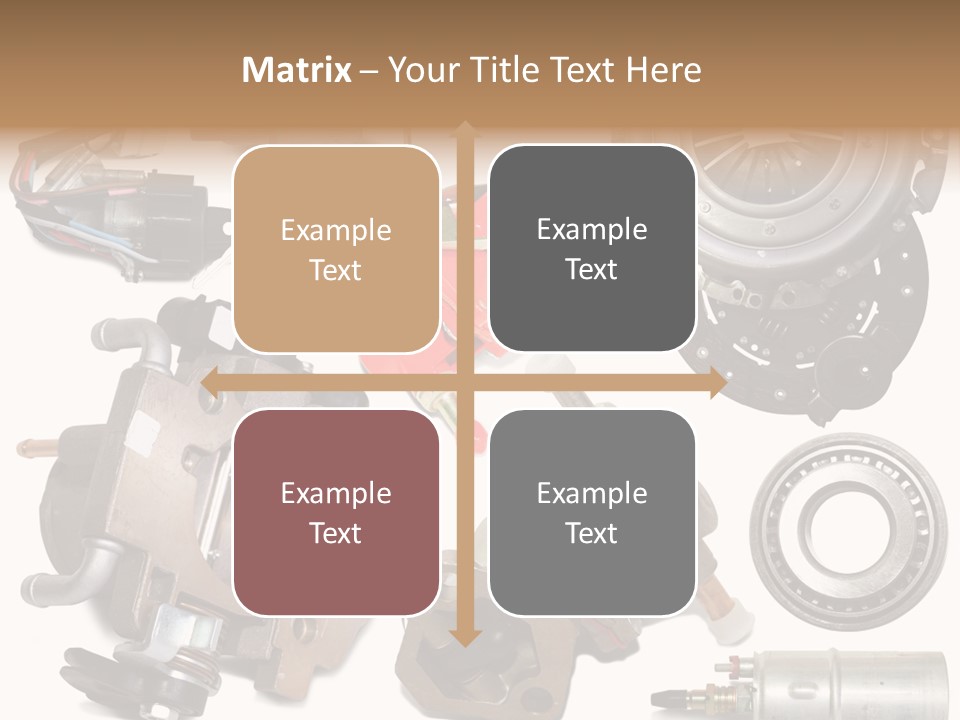 White Background Vehicle Car PowerPoint Template