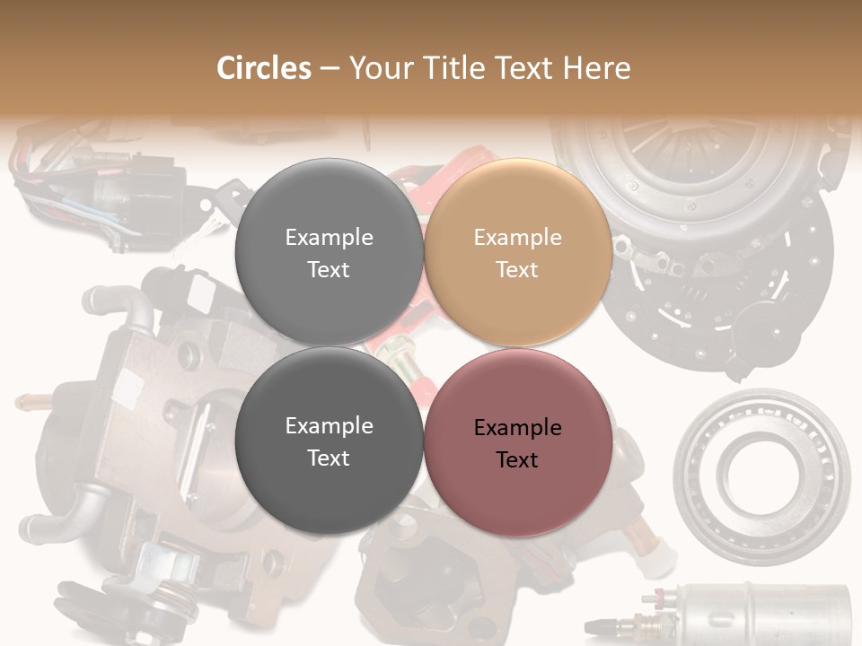 White Background Vehicle Car PowerPoint Template