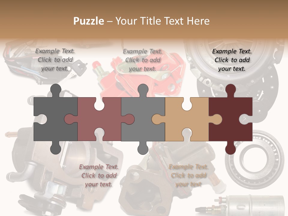 White Background Vehicle Car PowerPoint Template