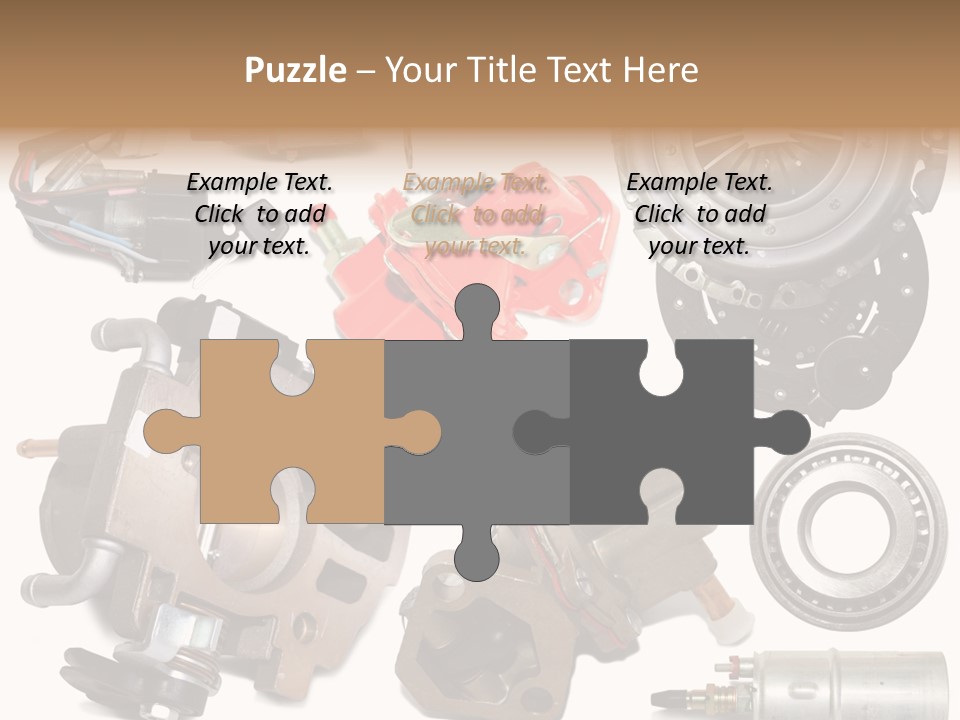 White Background Vehicle Car PowerPoint Template