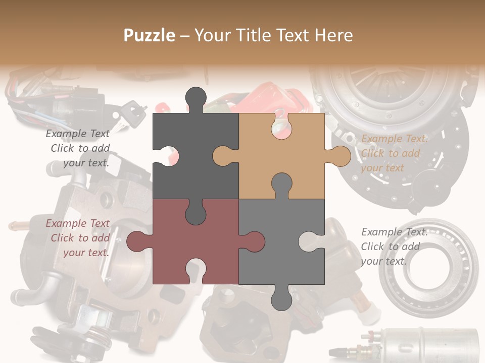 White Background Vehicle Car PowerPoint Template