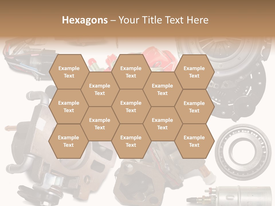 White Background Vehicle Car PowerPoint Template