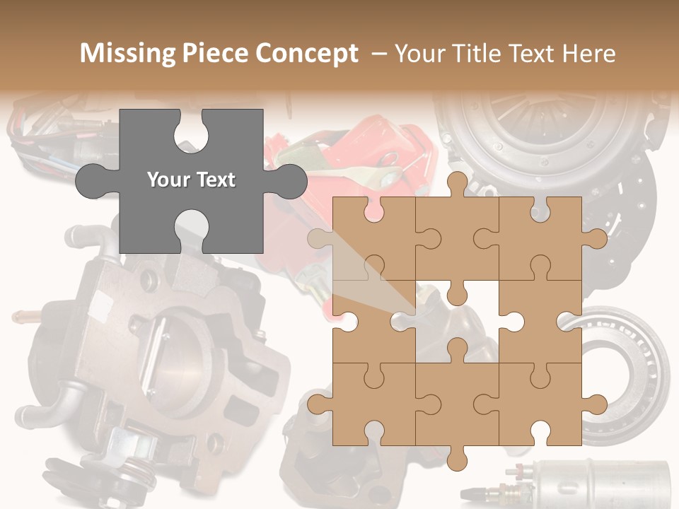 White Background Vehicle Car PowerPoint Template