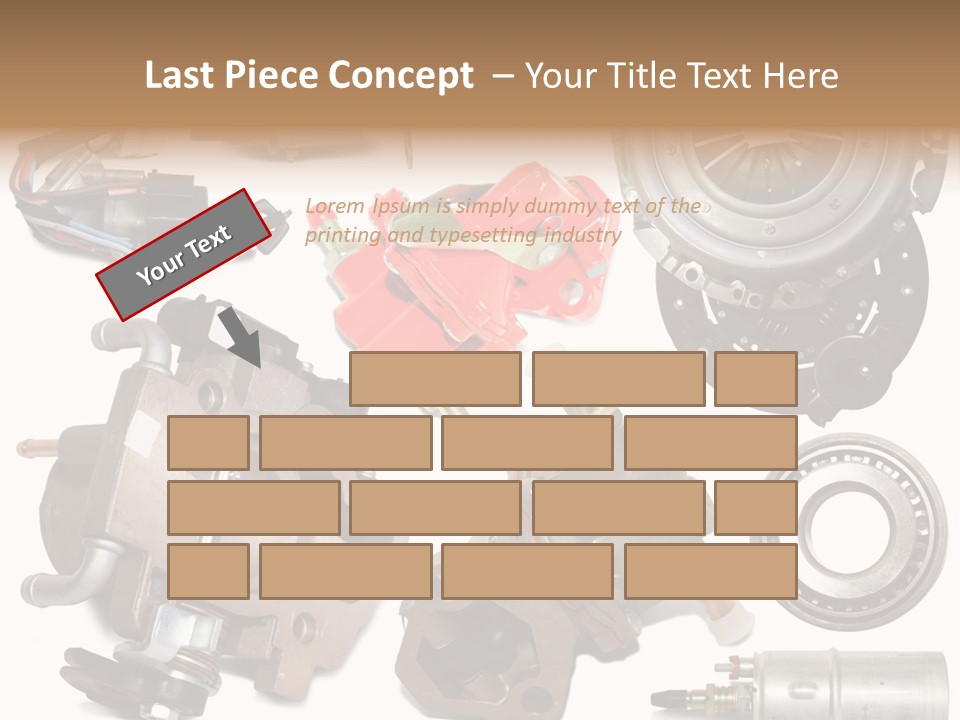 White Background Vehicle Car PowerPoint Template