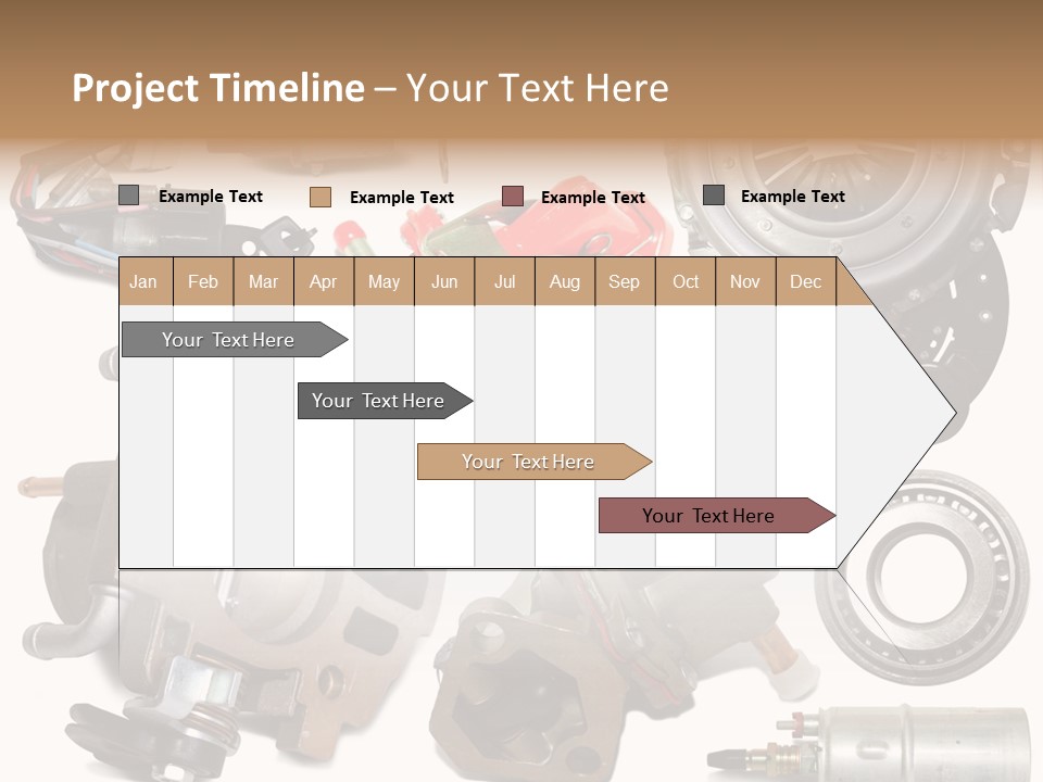 White Background Vehicle Car PowerPoint Template