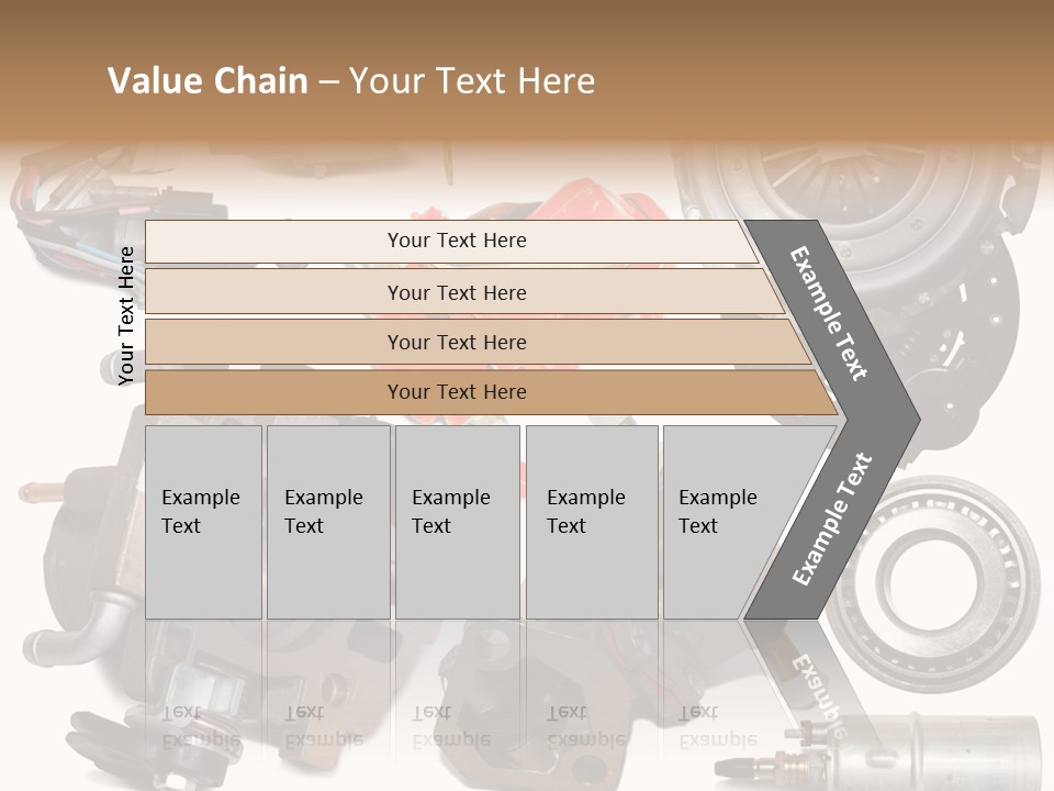 White Background Vehicle Car PowerPoint Template