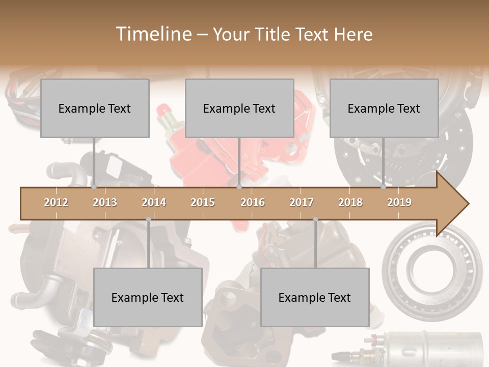 White Background Vehicle Car PowerPoint Template