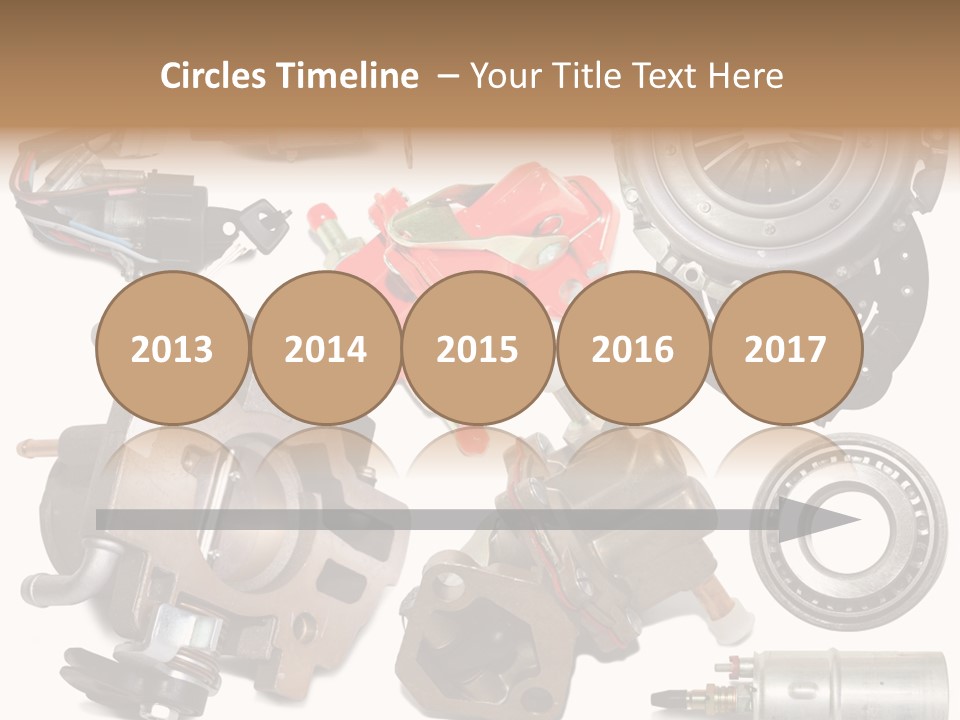 White Background Vehicle Car PowerPoint Template