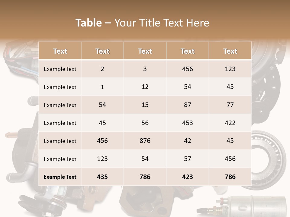 White Background Vehicle Car PowerPoint Template