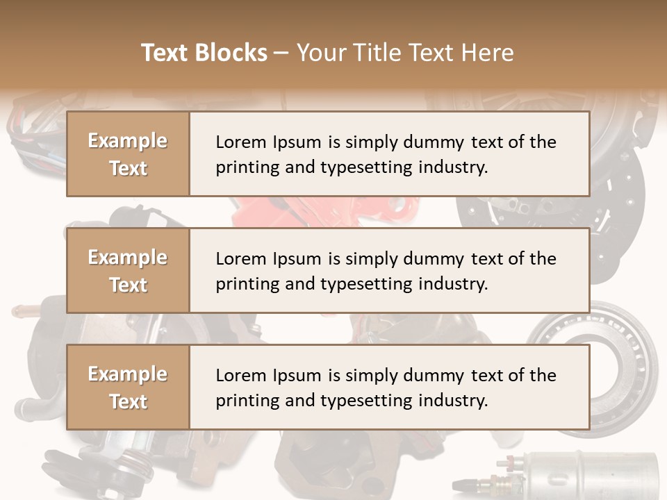 White Background Vehicle Car PowerPoint Template