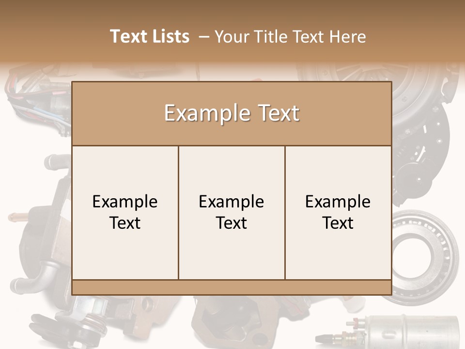 White Background Vehicle Car PowerPoint Template