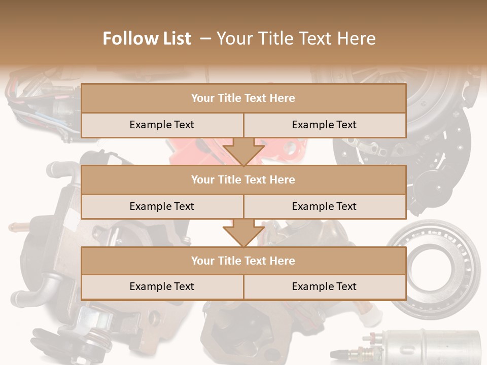 White Background Vehicle Car PowerPoint Template