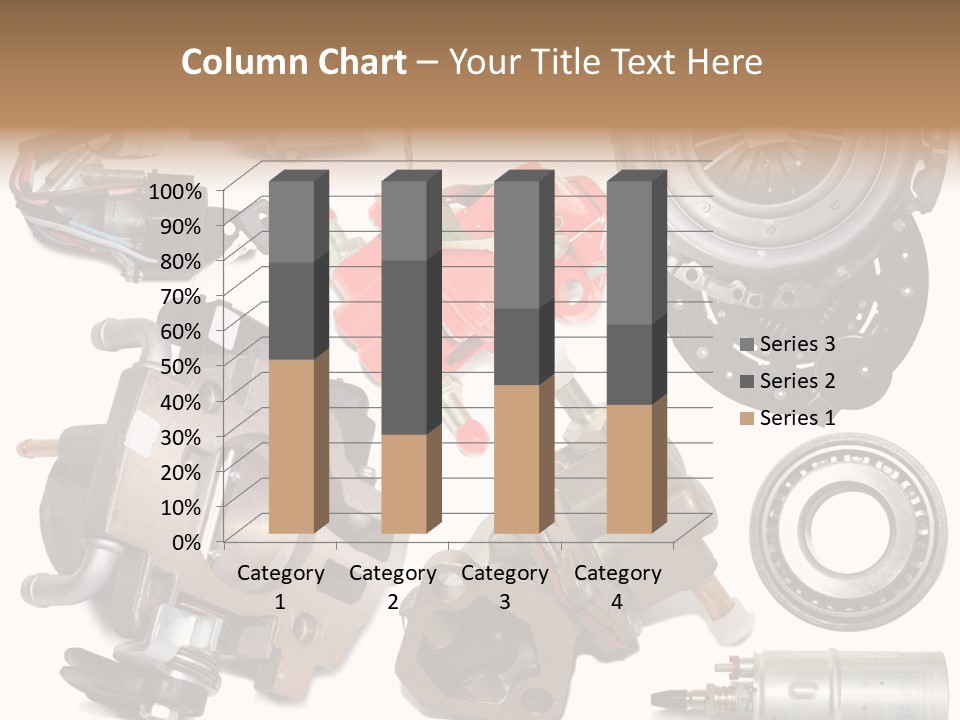 White Background Vehicle Car PowerPoint Template