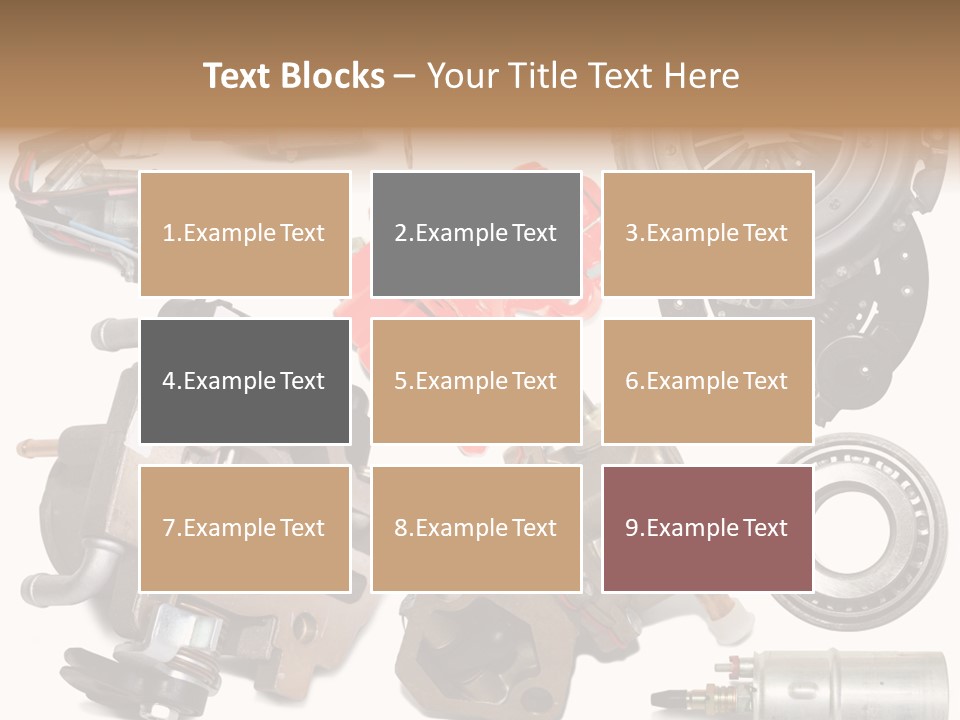 White Background Vehicle Car PowerPoint Template