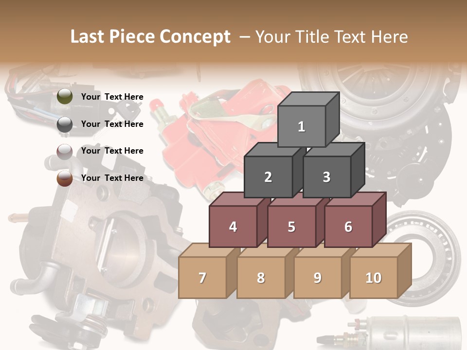 White Background Vehicle Car PowerPoint Template