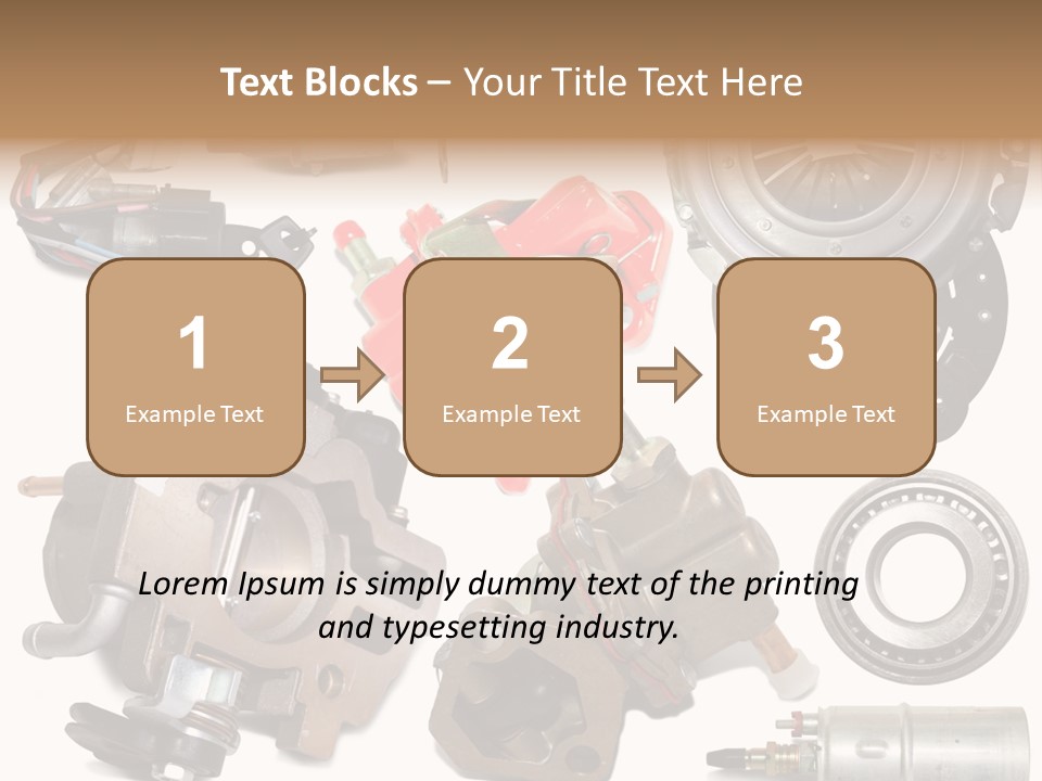 White Background Vehicle Car PowerPoint Template
