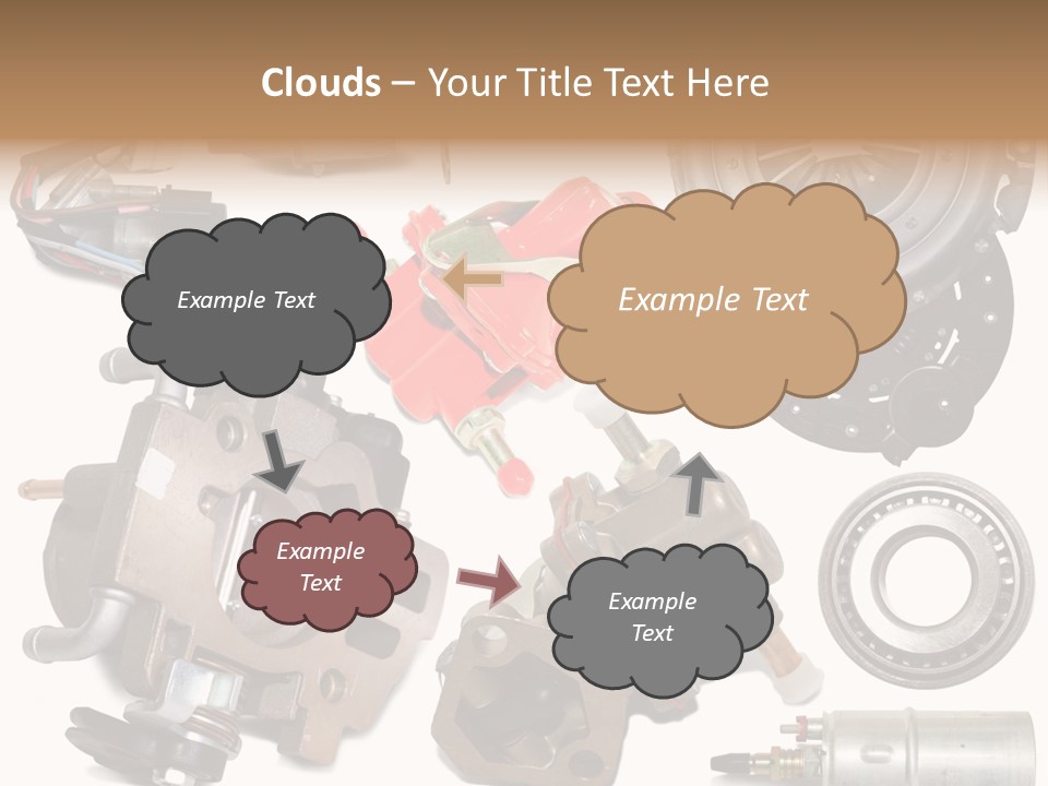 White Background Vehicle Car PowerPoint Template