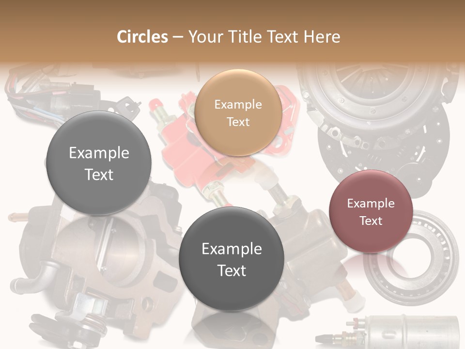 White Background Vehicle Car PowerPoint Template