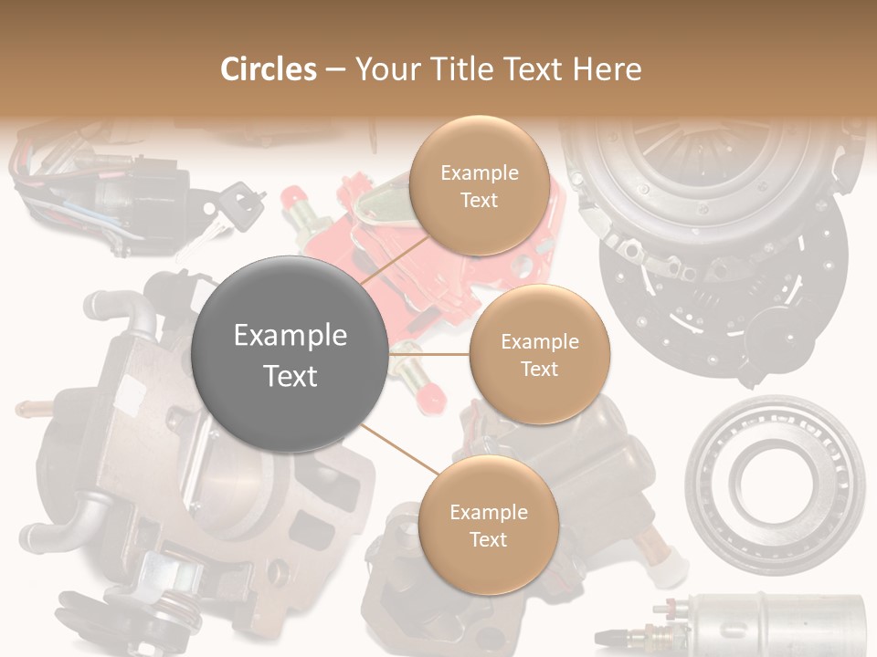 White Background Vehicle Car PowerPoint Template