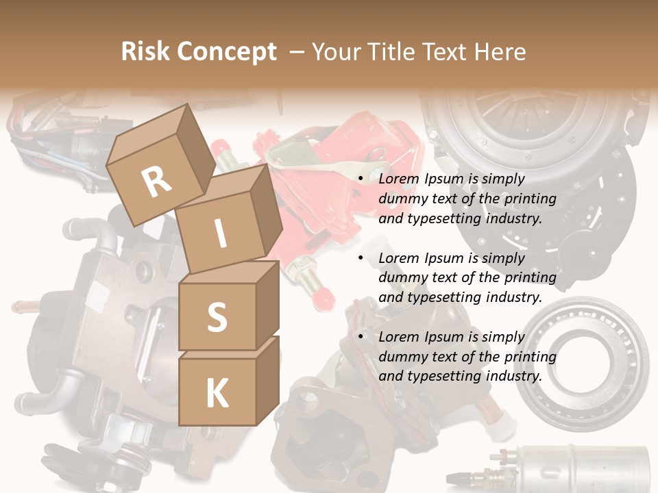 White Background Vehicle Car PowerPoint Template