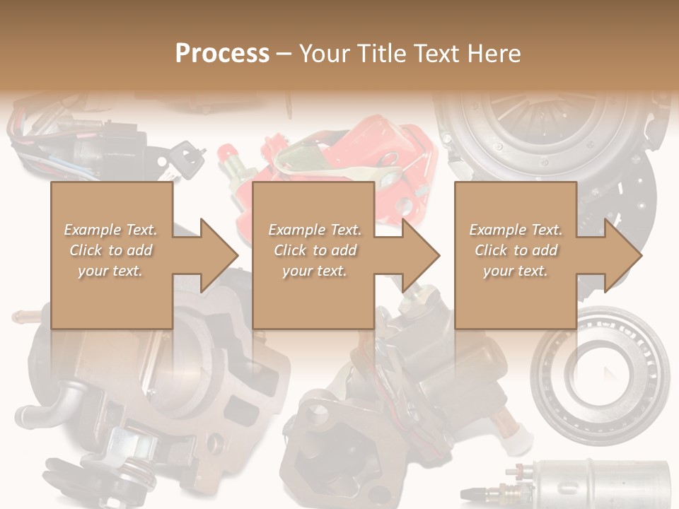 White Background Vehicle Car PowerPoint Template