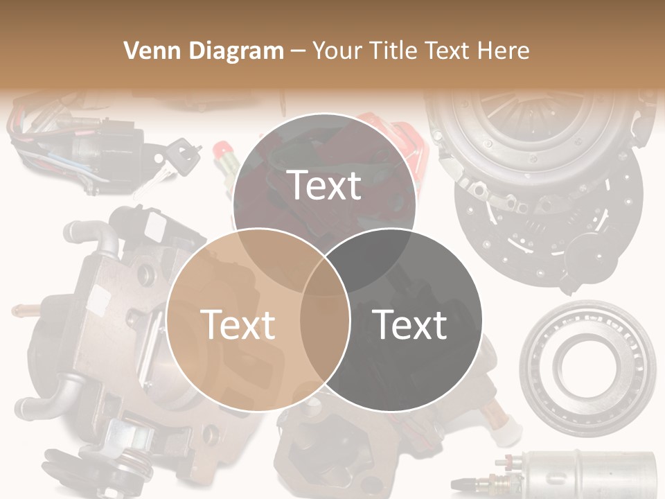 White Background Vehicle Car PowerPoint Template