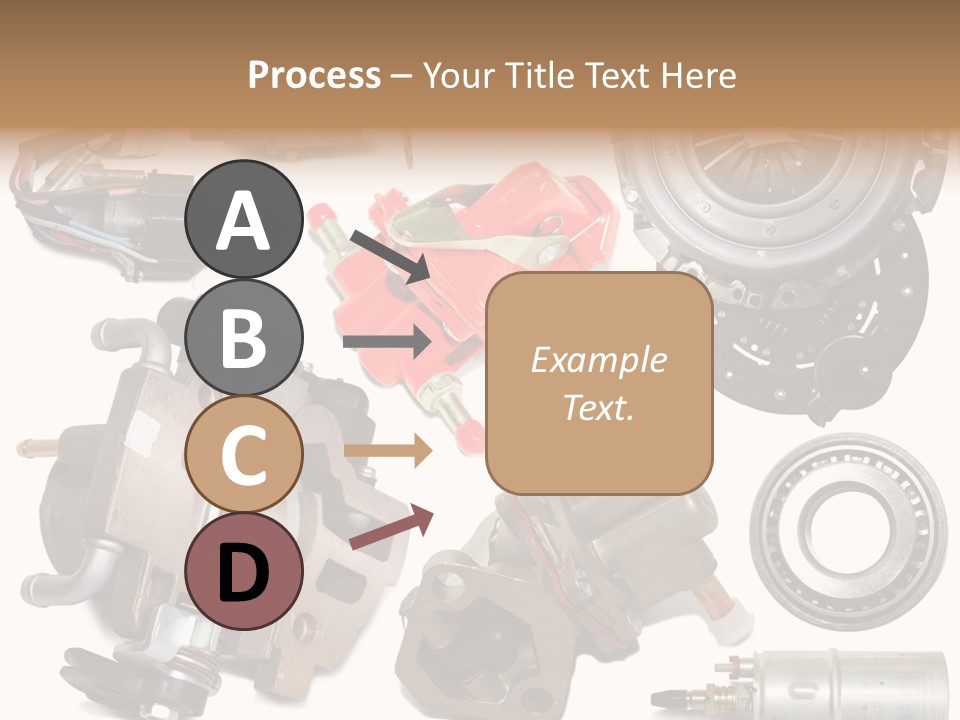 White Background Vehicle Car PowerPoint Template