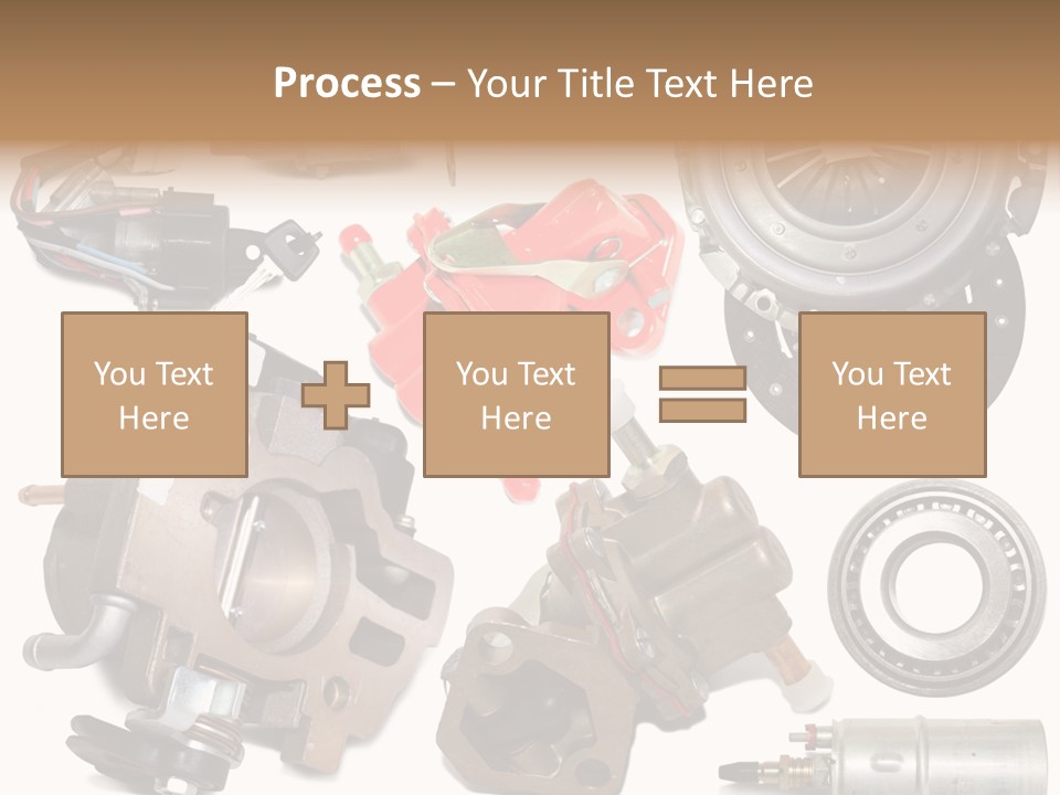 White Background Vehicle Car PowerPoint Template